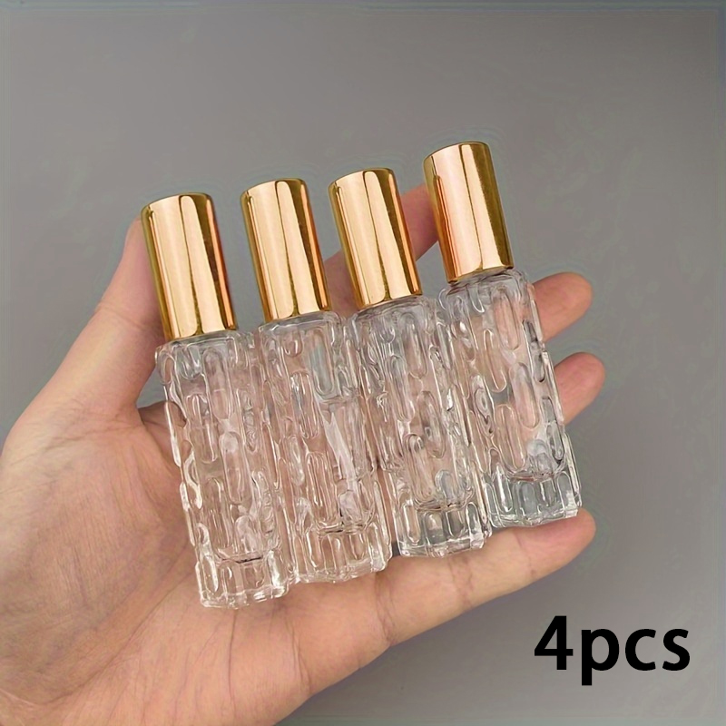 Fragrance Atomizer Pump - 4 個 10 ミリリットルミニ香水スプレーボトルポータブル旅行液体香水容器アトマイザー配信旅行詰め替えボトル