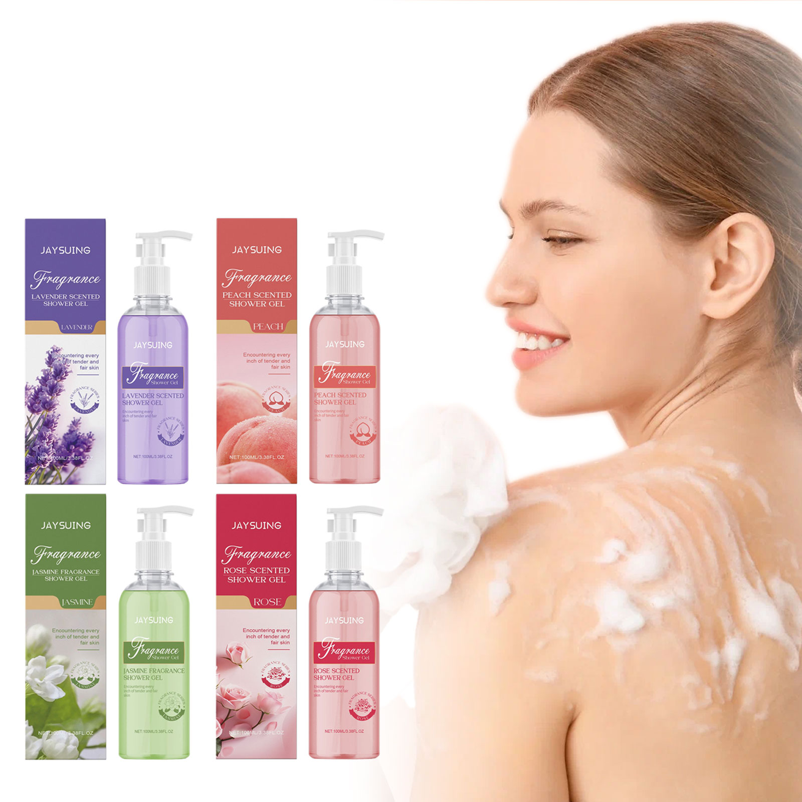 Perfume Fragrance Body Wash - 香りのよいシャワージェル,ボディウォッシュ,長持ちする香り,ディープクレンジング,保湿,滑らかなリフレッシュ,角質除去バスローション
