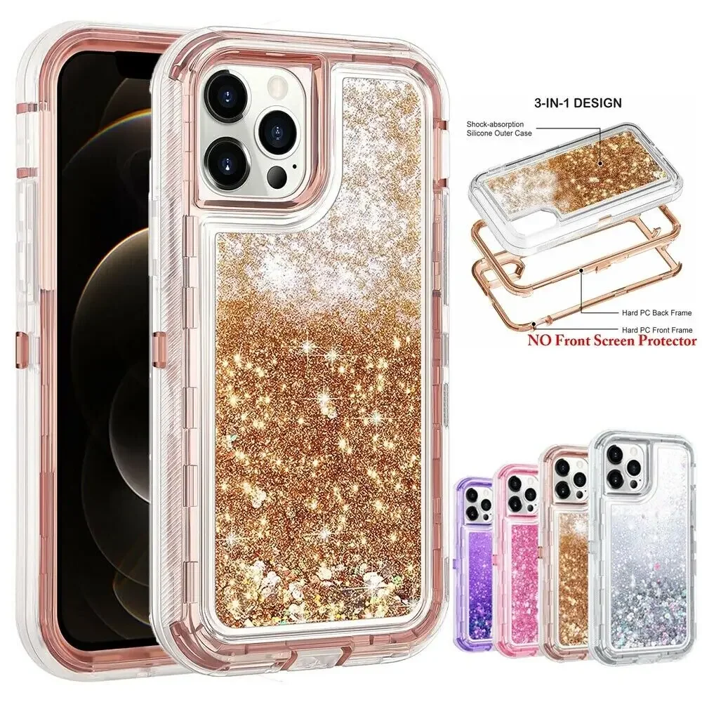 Fragance X - 高級グリッターダイナミッククイックサンドケース iPhone 17 16 15 14