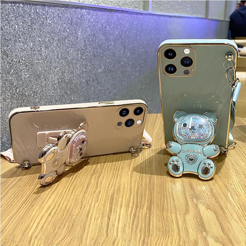 流砂クマホルダーストラップ電話ケース iphone 14 1 - Fragance X のレビューと価格