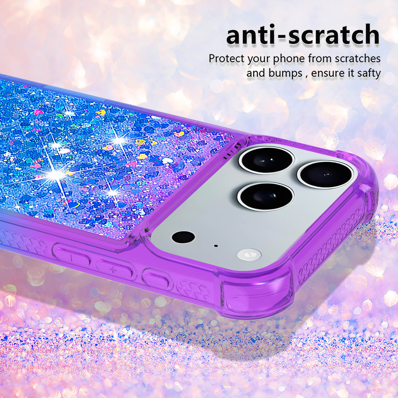 グラデーションキラキラグリッターリキッドクイックサンドスマホ - Fragance X のレビューと価格