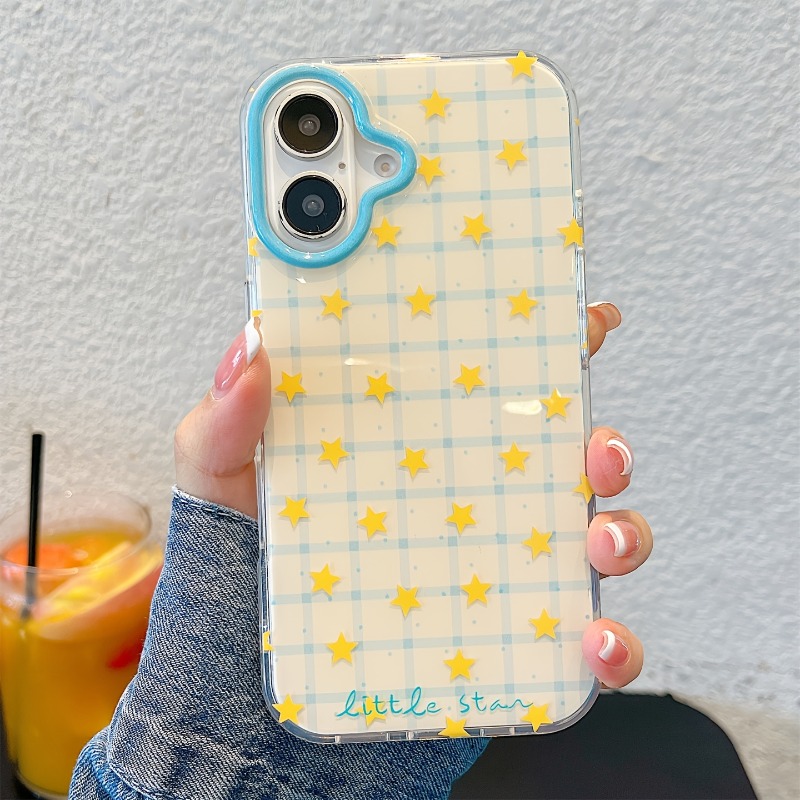 黄色の星柄チェック柄スマホケース iPhone 17 Pro - Perfume Pure Xs のレビューと価格