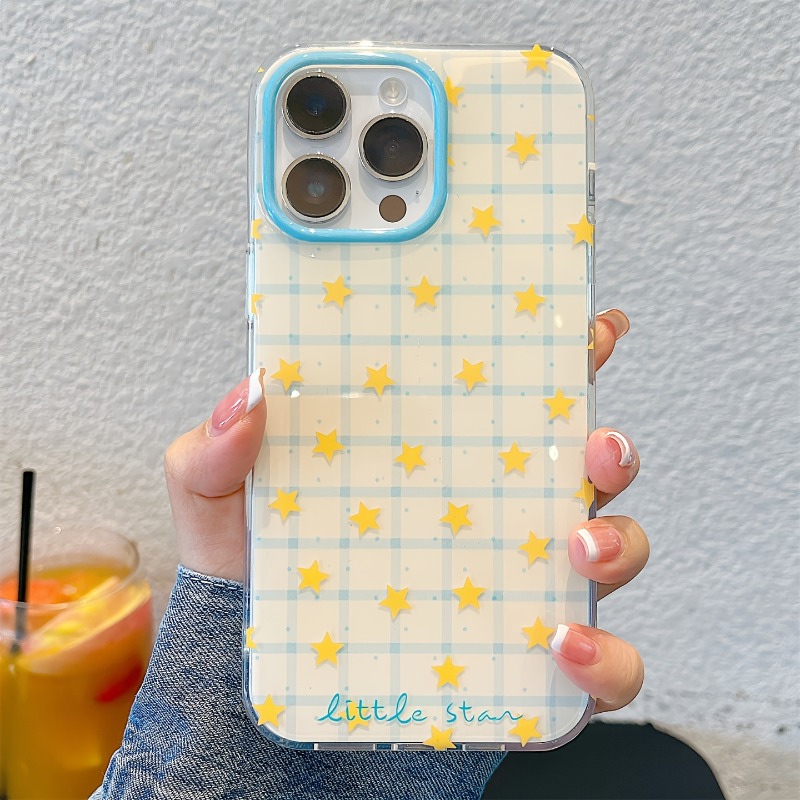 黄色の星柄チェック柄スマホケース iPhone 17 Pro - Perfume Pure Xs のレビューと価格