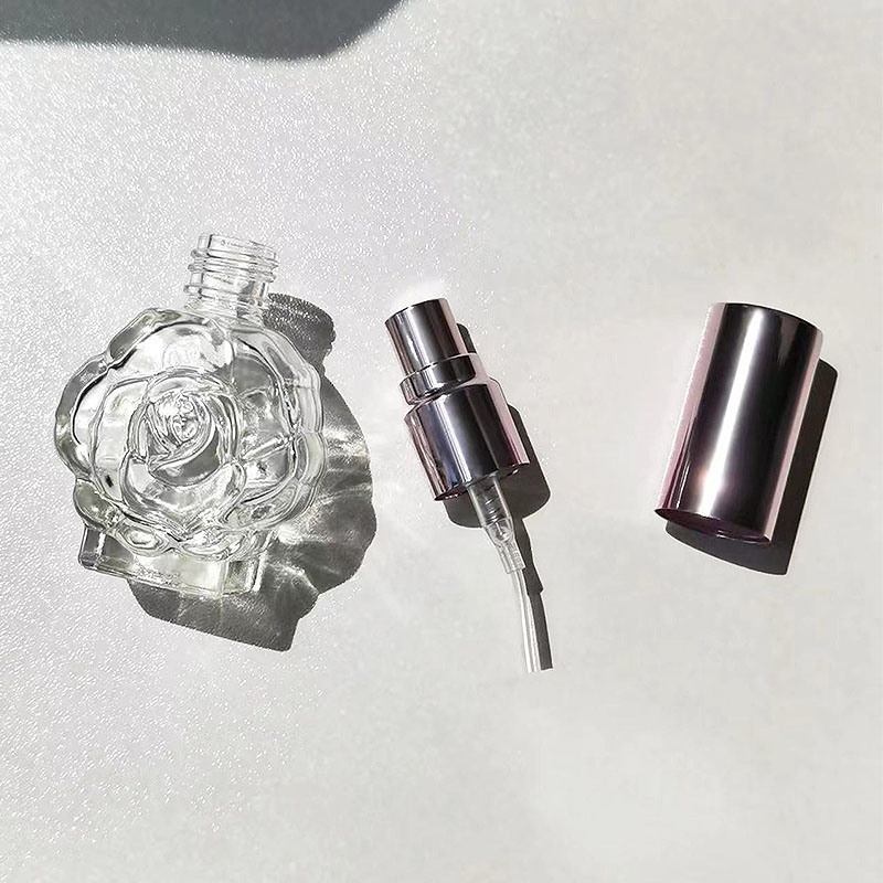 新しい 10 ミリリットル香水ボトルガラススプレーミニローズ - Fragrance Atomizer Pump のレビューと価格