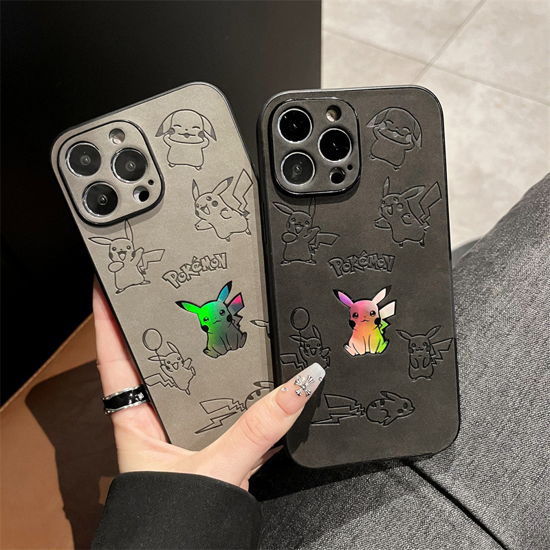 漫画ピカチュウフェイクレザーレーザー携帯電話ケース iPho - Perfume Pure Xs のレビューと価格