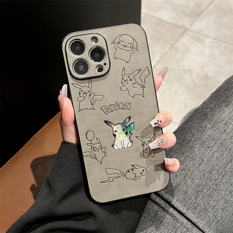 漫画ピカチュウフェイクレザーレーザー携帯電話ケース iPho - Perfume Pure Xs のレビューと価格