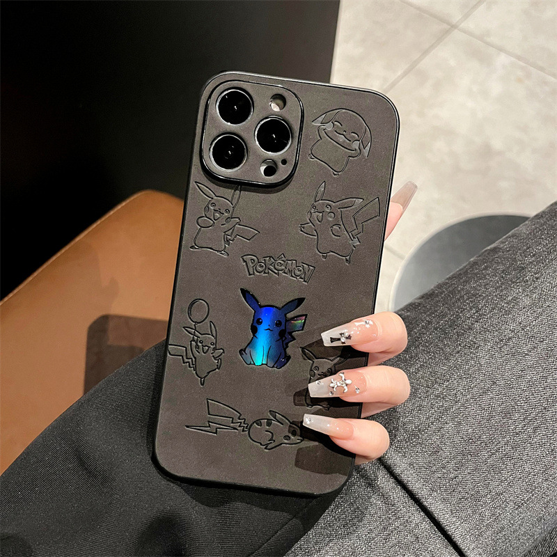漫画ピカチュウフェイクレザーレーザー携帯電話ケース iPho - Perfume Pure Xs のレビューと価格