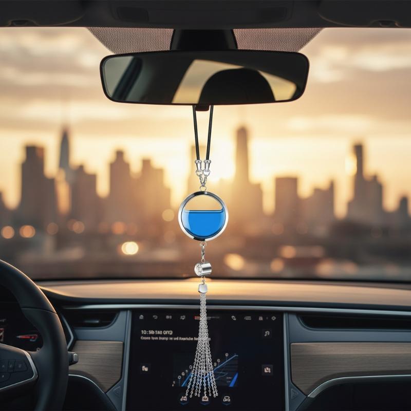 金属製の車用装飾ペンダント、香水の空瓶（香料は含まれていませ - Perfume Fragrance One のレビューと価格