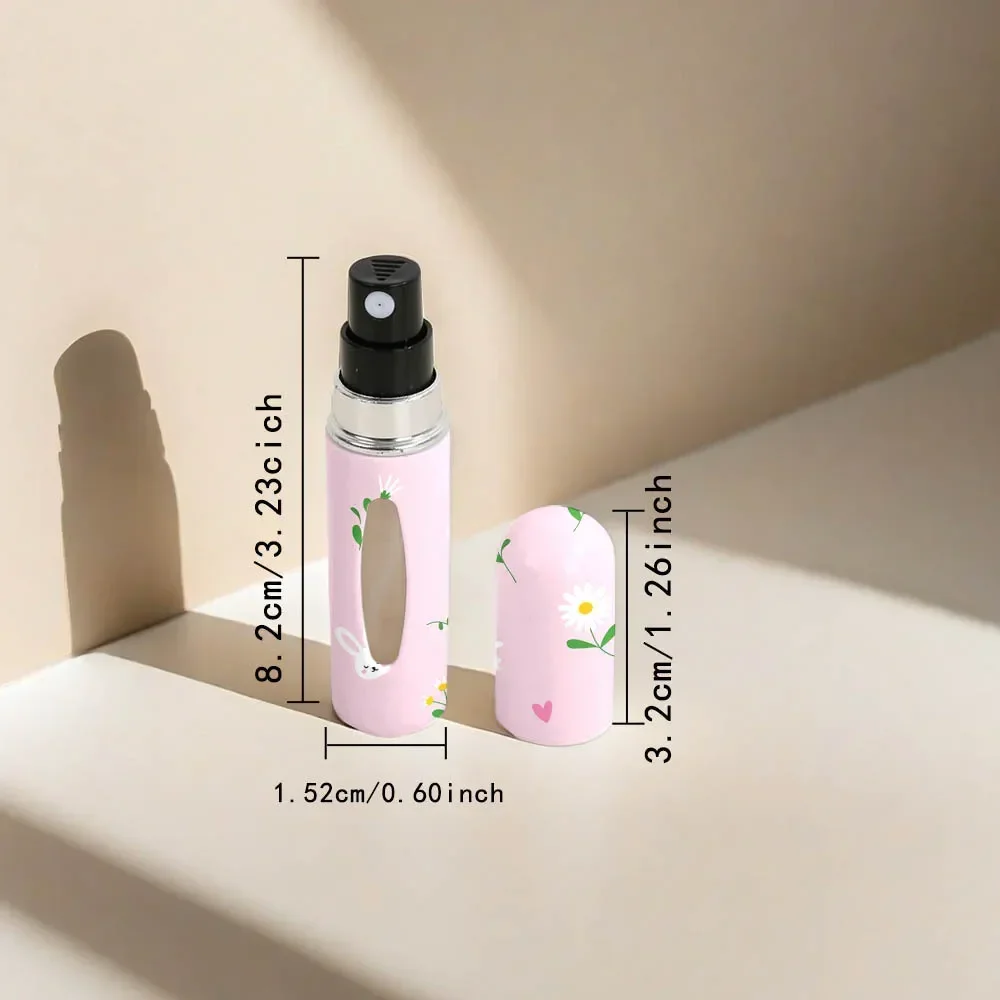 1/3 個ポータブル旅行香水ボトルミニプリントフラワーボトル - Fragrance Atomizer Pump のレビューと価格