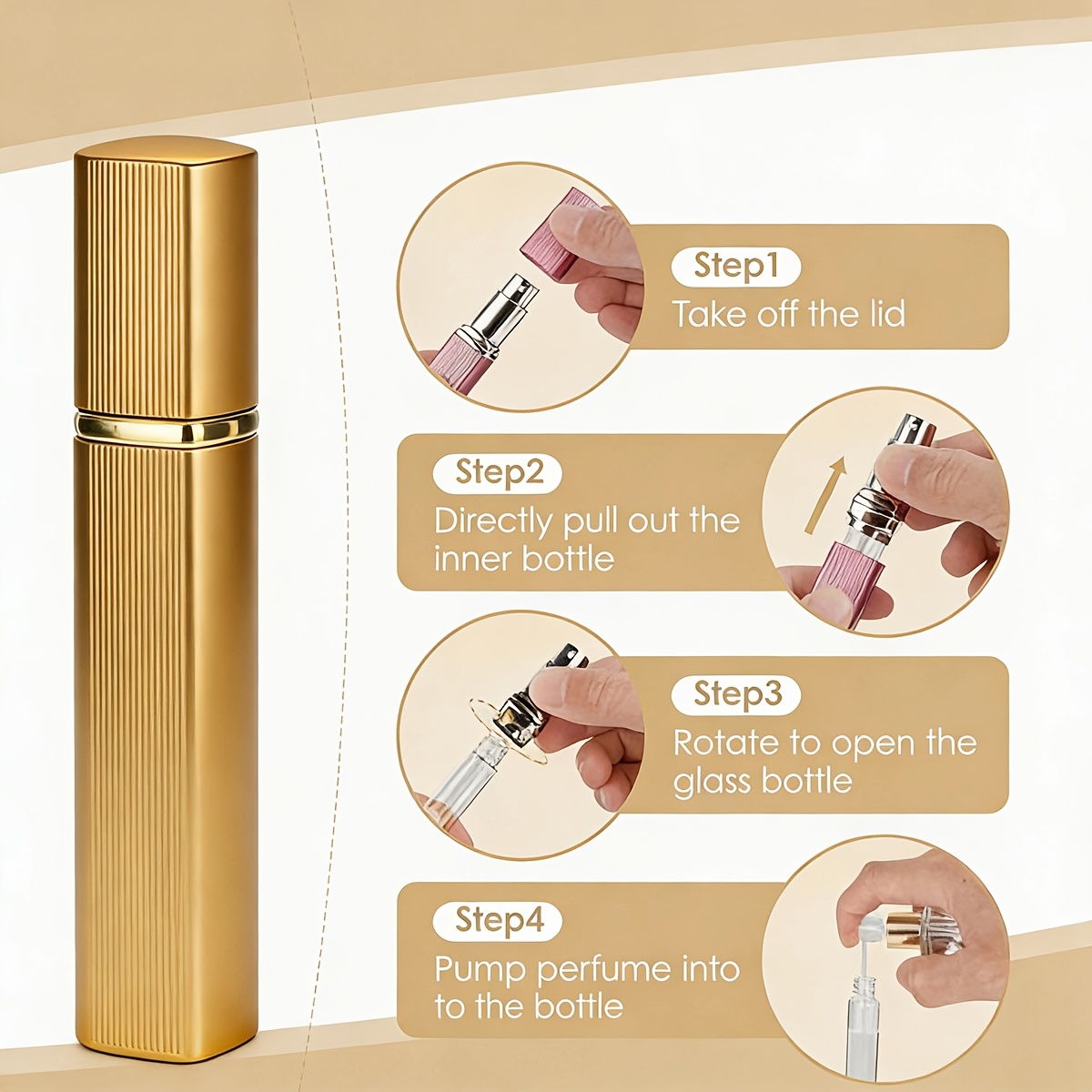 2点セット、12ml詰め替え可能な香水スプレーボトル、トナー - Perfume Fragrance Samples のレビューと価格