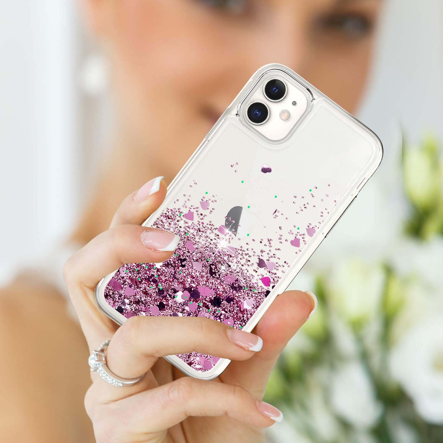 ダイナミック流砂スターグリッター液体ケース iphone 1 - Fragance X のレビューと価格
