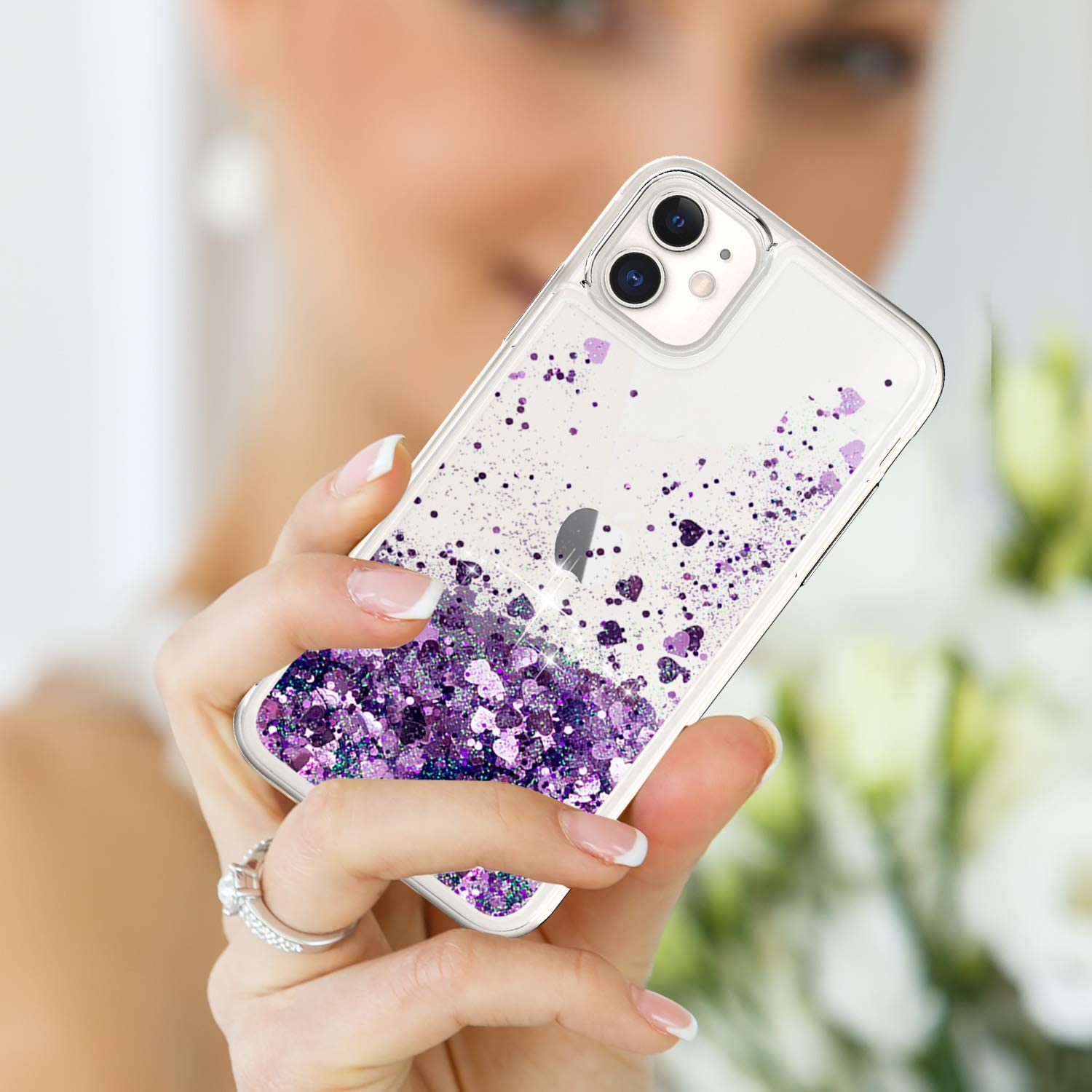 ダイナミック流砂スターグリッター液体ケース iphone 1 - Fragance X のレビューと価格