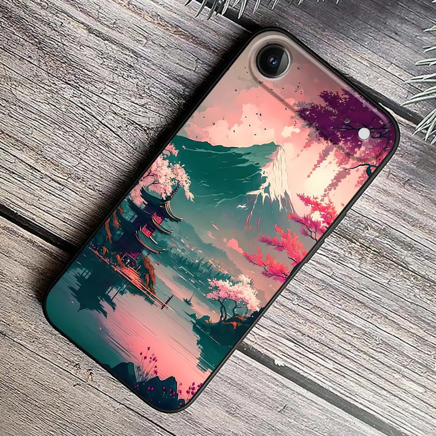 美的な富士山デザインのスマホケース、Apple iPhone - Perfume Pure Xs のレビューと価格