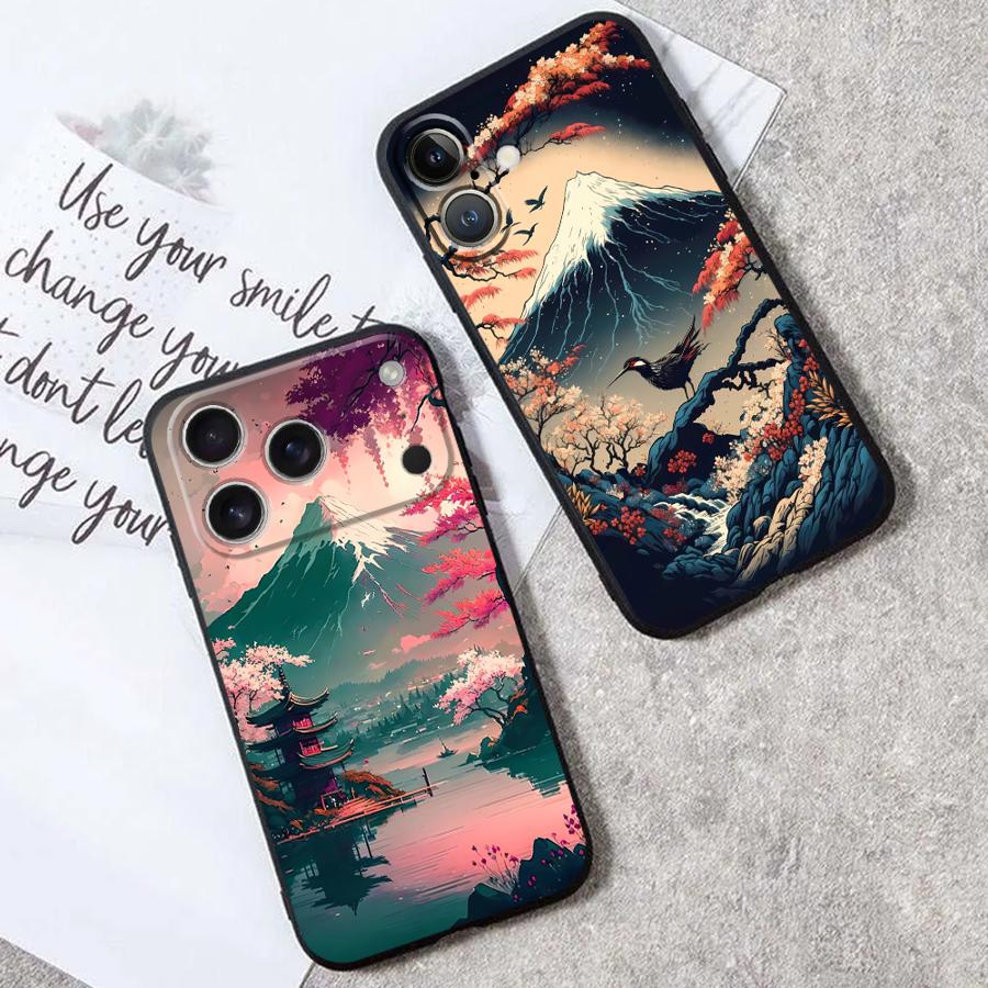 美的な富士山デザインのスマホケース、Apple iPhone - Perfume Pure Xs のレビューと価格