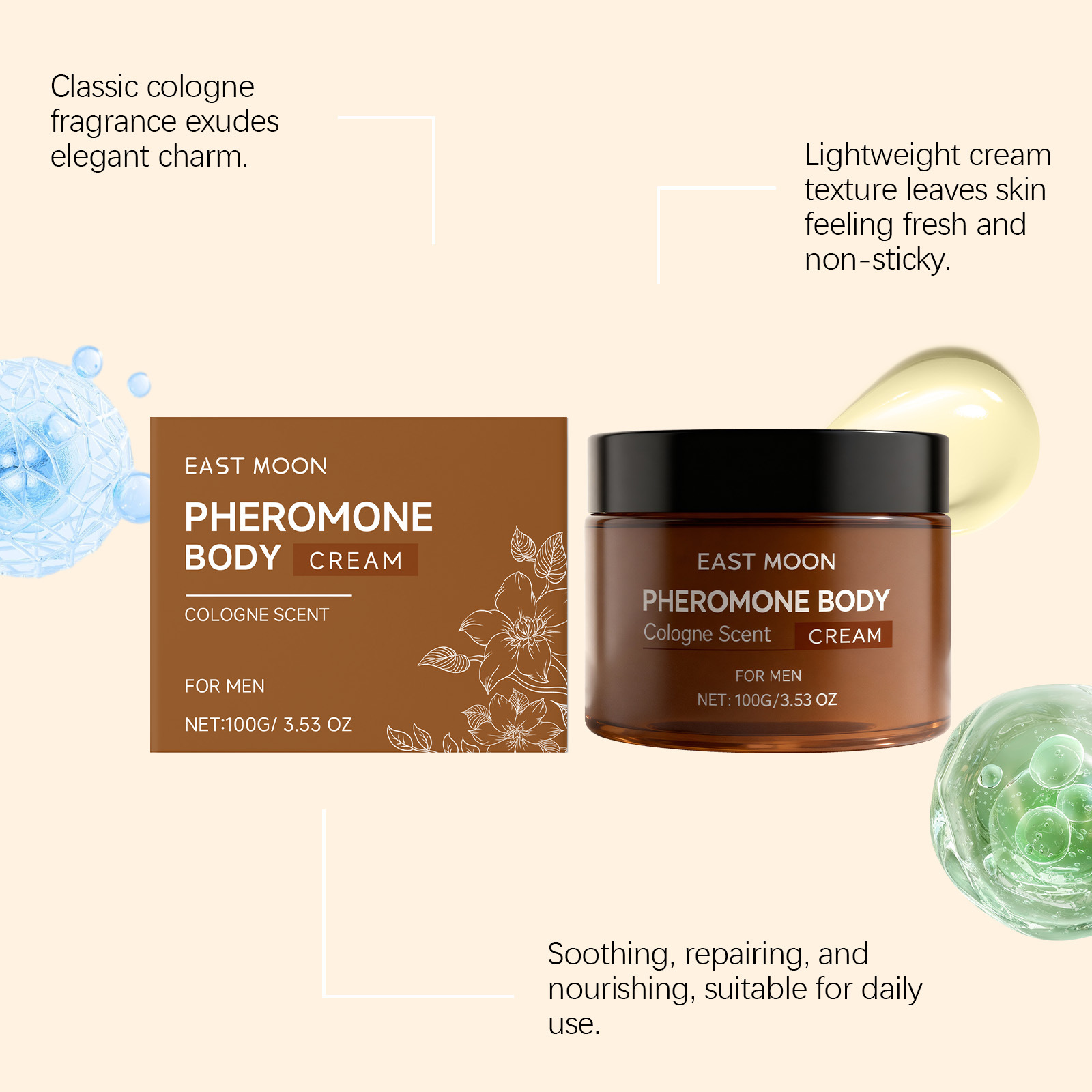 イーストムーンメンフレグランスモイスチャライジングローション - Perfume Fragrance One のレビューと価格